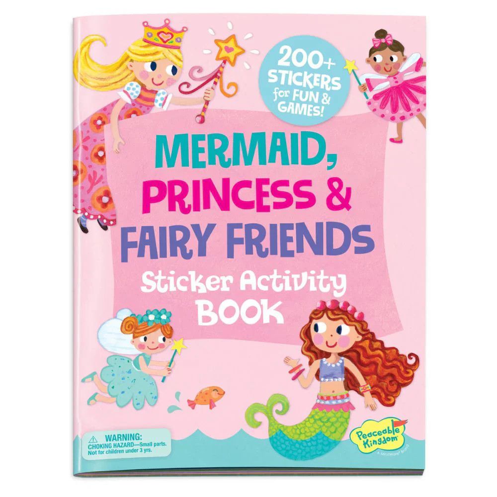 Sticker Activity Book - Mermaid, Princess &amp; Fairy Friends