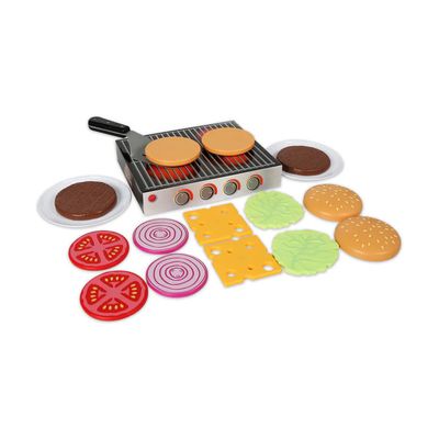 Magnetic Build &amp; Grill Burger Set