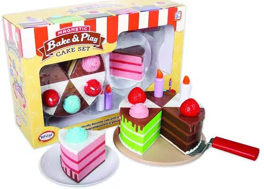 Magnetic Bake &amp; Play Cake Set