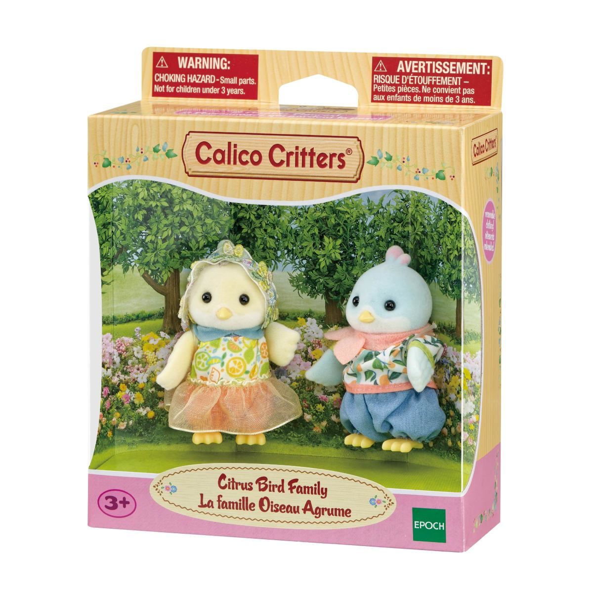 Calico Critters - Citrus Bird Family