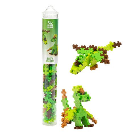Plus Plus Tube - Earth Dragons