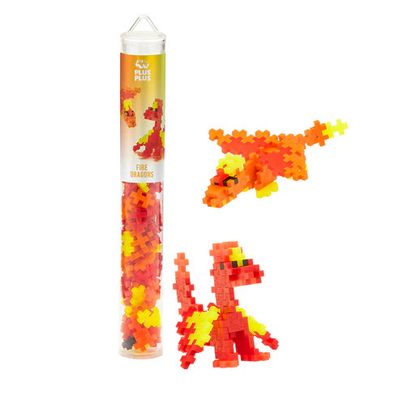 Plus Plus Tube - Fire Dragons