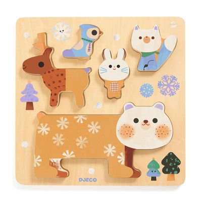 Wooden Puzzle - Woody Stack