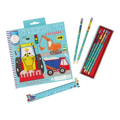 My Coloring Book &amp; Stickers - Construction