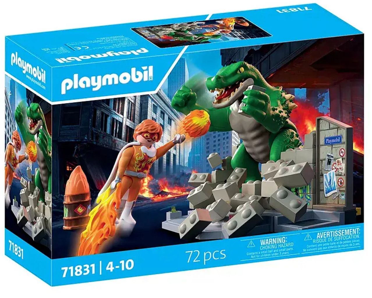 Hero Battle Against Giant Lizard - Playmobil 71831