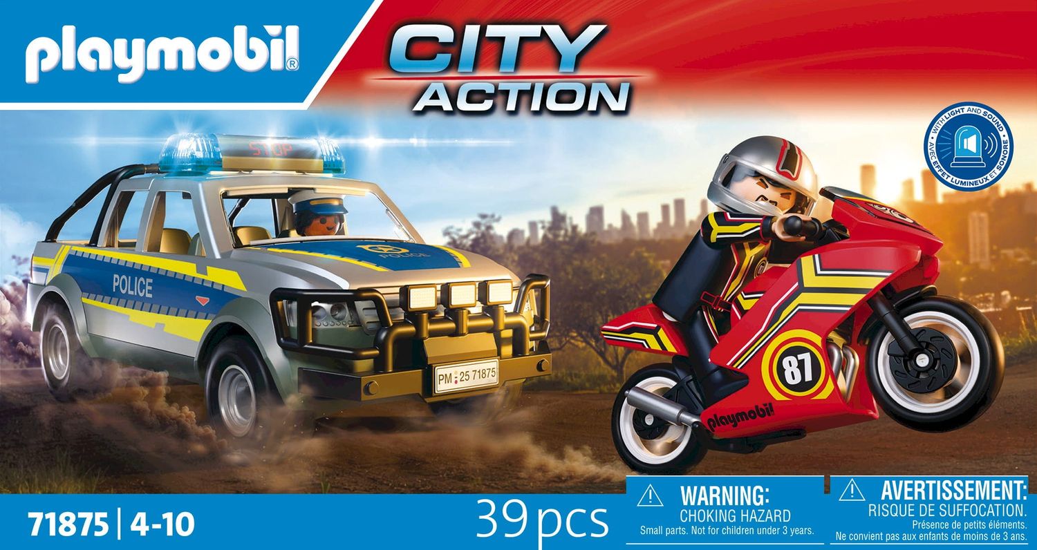 Police Chase with Pick Up Truck - Playmobil 71875