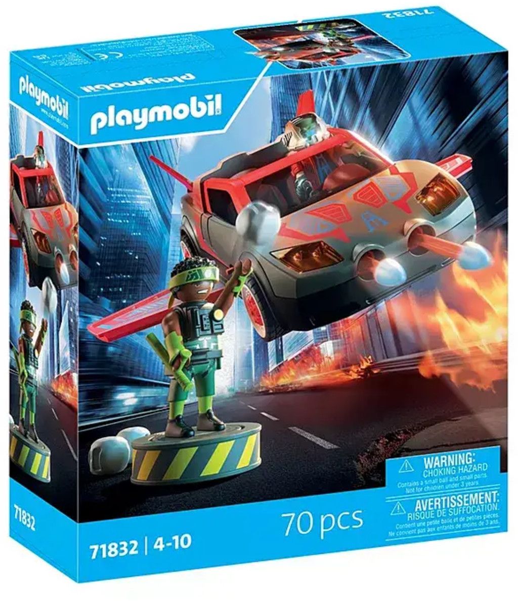 Hero with Vehicle - Playmobil 71832