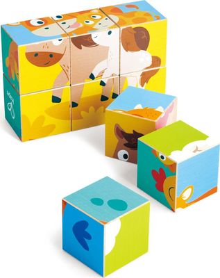 Wooden Blocks Puzzle - Farm
