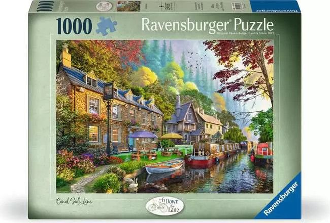 Down Lane No. 6: Canal Side Lane - 1000 Pc. Puzzle