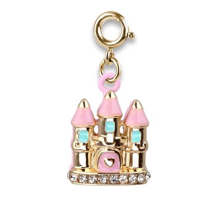 Gold Fairytale Castle Charm