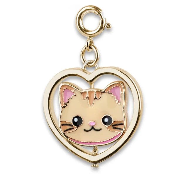 Gold Cat &amp; Dog Charm