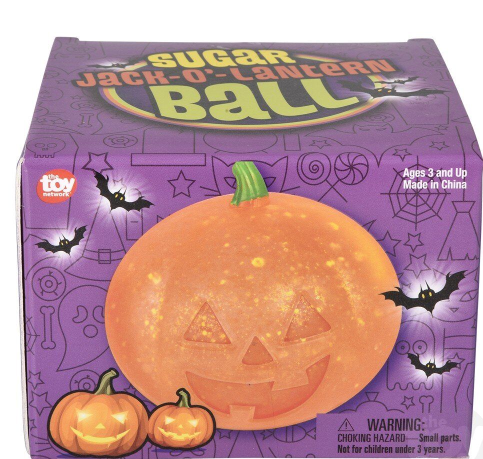 Sugar Ball Jack O Lantern