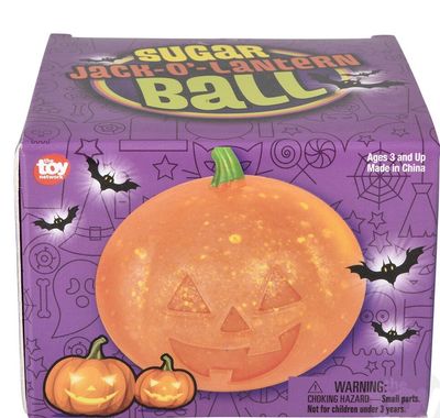 Sugar Ball Jack O Lantern