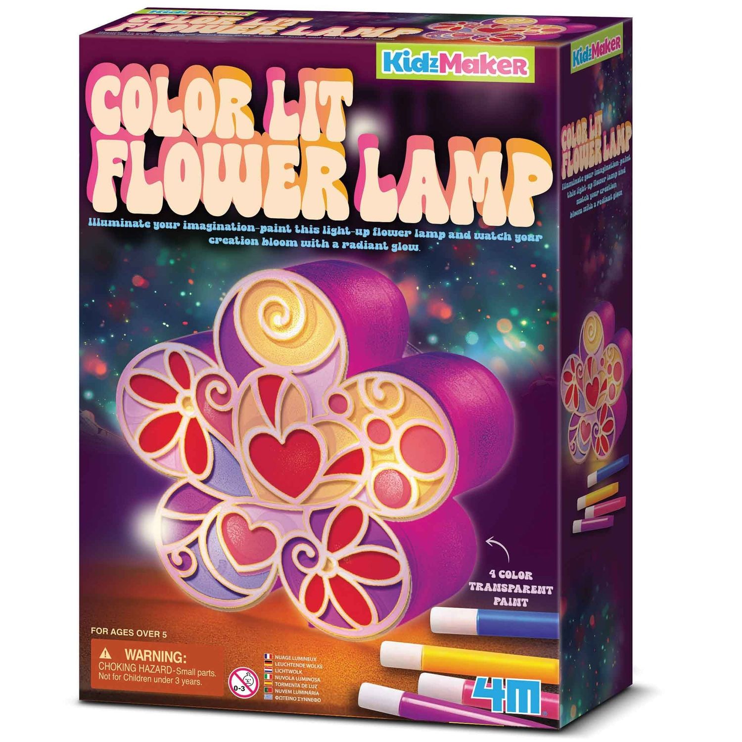 Color Lit Flower Lamp