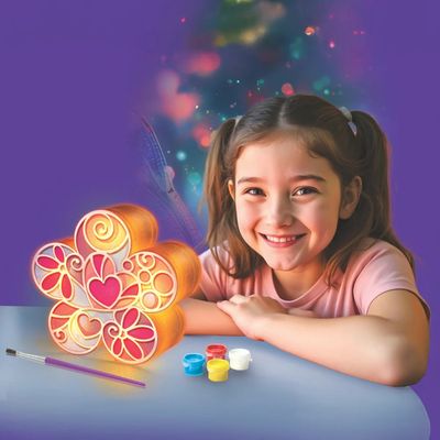 Color Lit Flower Lamp
