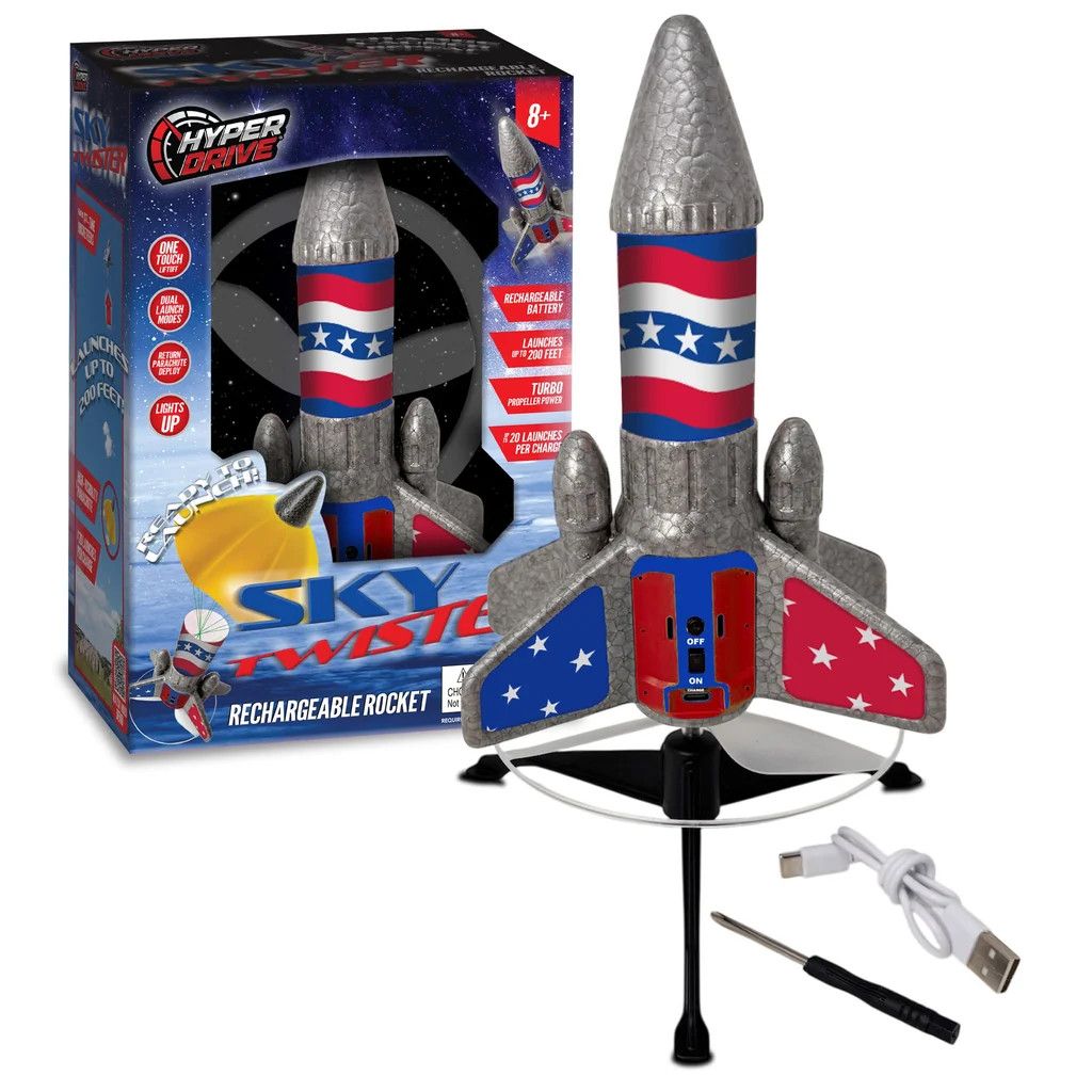 Sky Twister Rechargeable Rocket