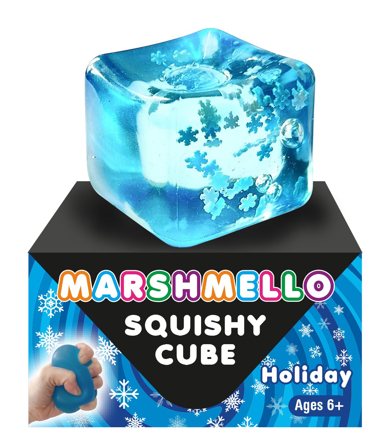 Marshmello Squishy Cube - Holiday