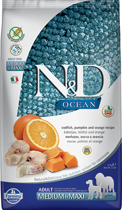 Farmina Pumpkin/Ocean: Codfish &amp; Orange Adult