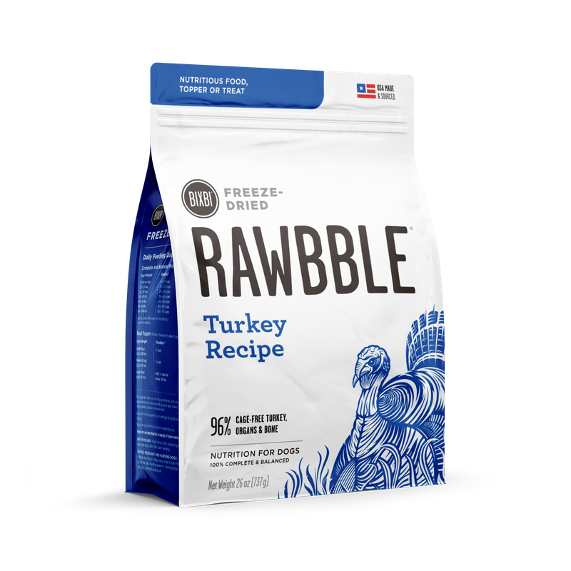 Bixbi Rawbble Freeze Dried: Turkey