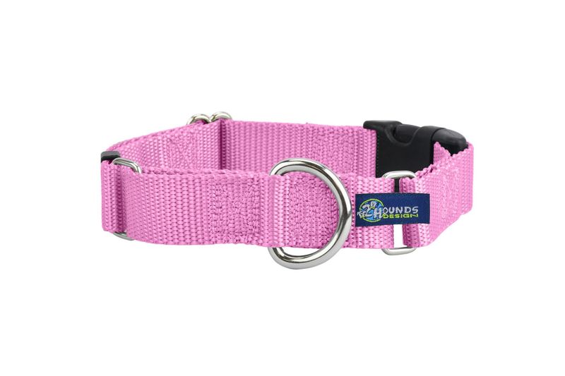Martingale w/ buckle: Rose Pink, 1&quot; M