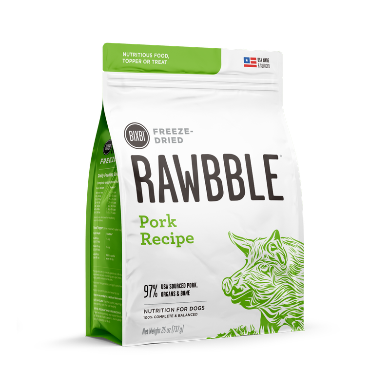 Bixbi Rawbble Freeze Dried: Pork 