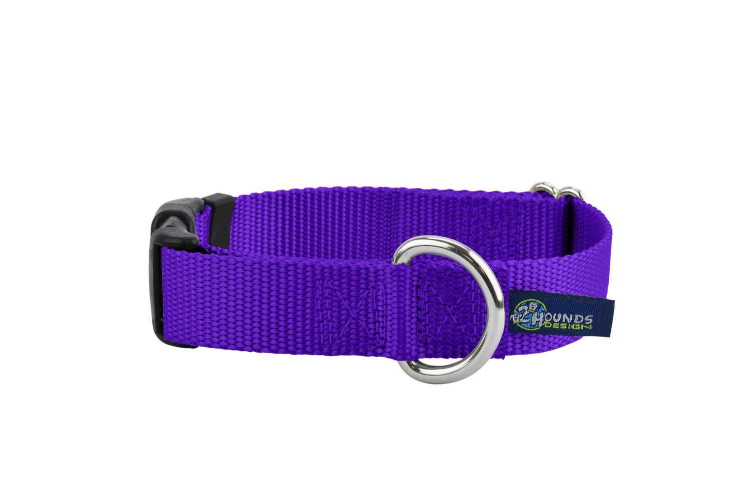 Buckle Collar: Purple, 1.5&quot; XL