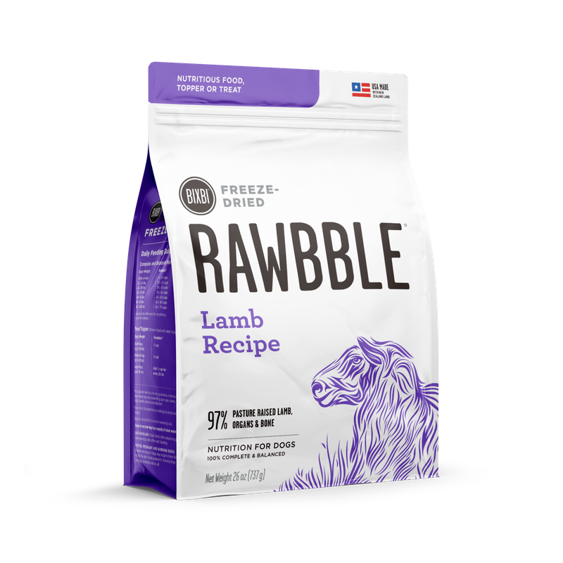 Bixbi Rawbble Freeze Dried: Lamb