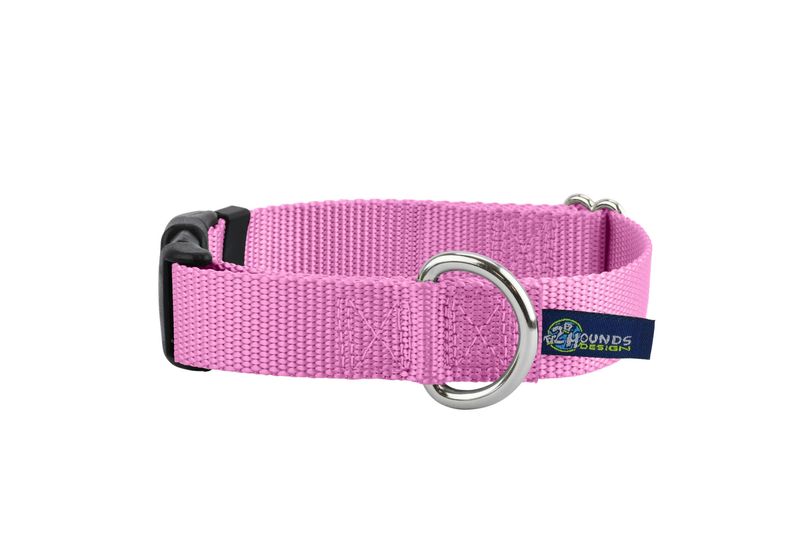 Buckle Collar: Rose Pink, 5/8&quot; S