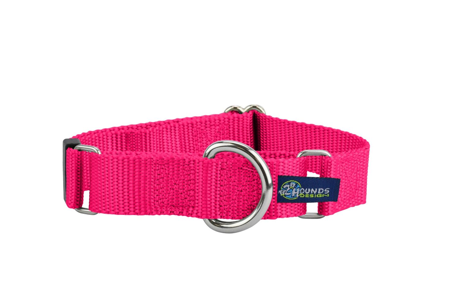 Double loop Martingale: Hot Pink, 5/8&quot; XS