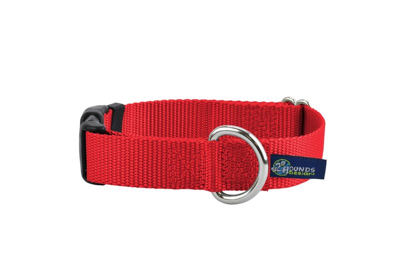 Buckle Collar: red, 5/8&quot; M
