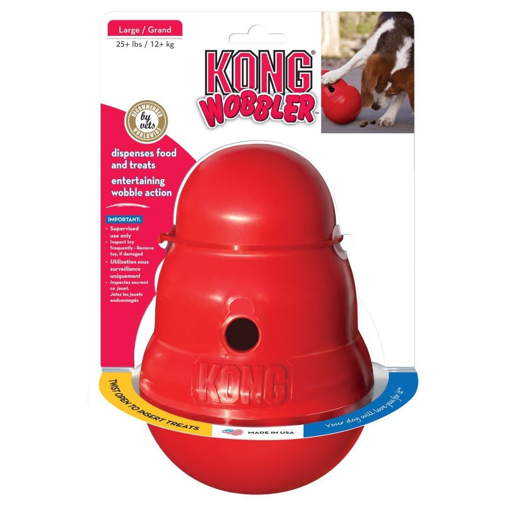 Kong Wobbler: Red, Large