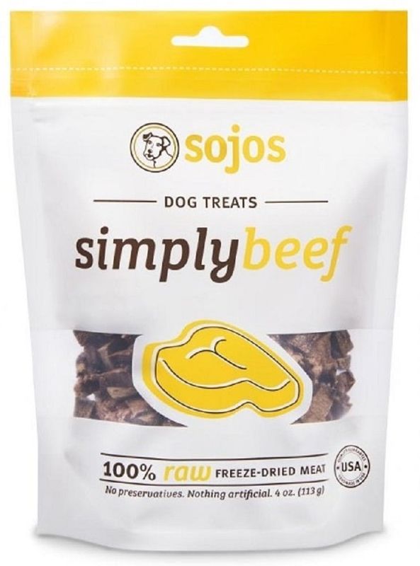 Sojos Simply Beef: Freeze Dried, 4oz