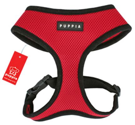 Puppia Soft Harness: Red, M
