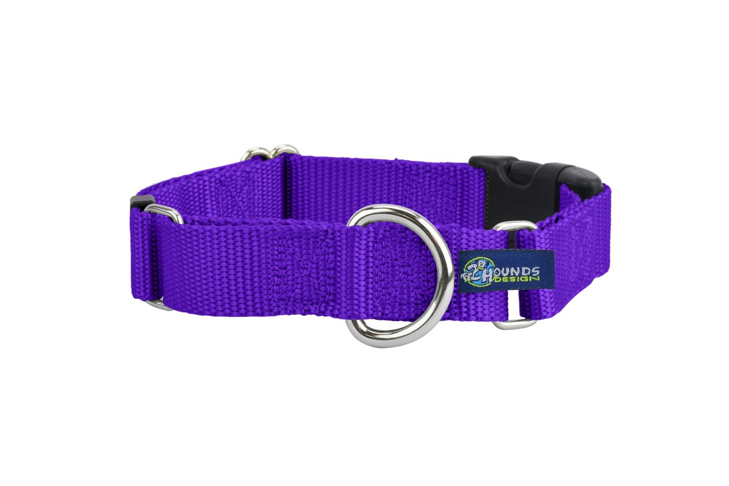 Martingale w/ buckle: Purple, 1&quot; XL