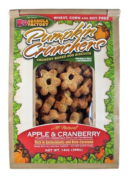 K9 Granola Factory Pumpkin Crunchers: Apple &amp; Cranberry, 14 oz