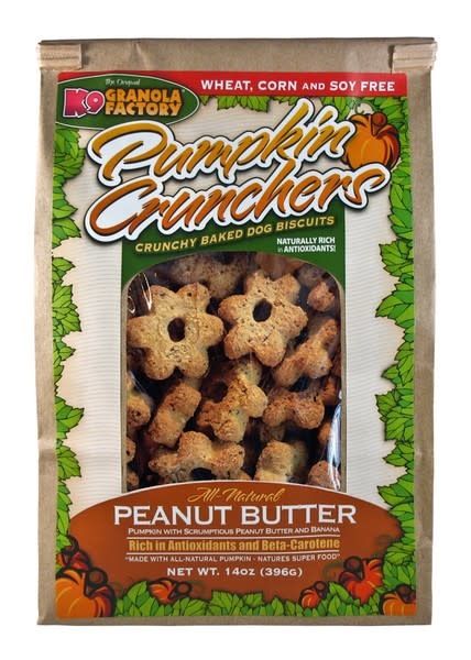 K9 Granola Factory Pumpkin Crunchers: Peanut Butter, 14 oz
