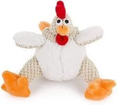 Go Dog Fat White Rooster: White, Mini