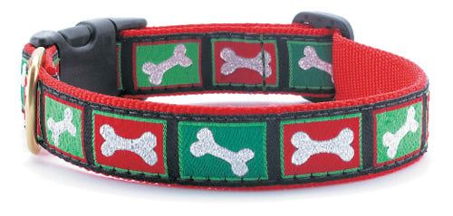 Christmas Bones Collar: Narrow, M