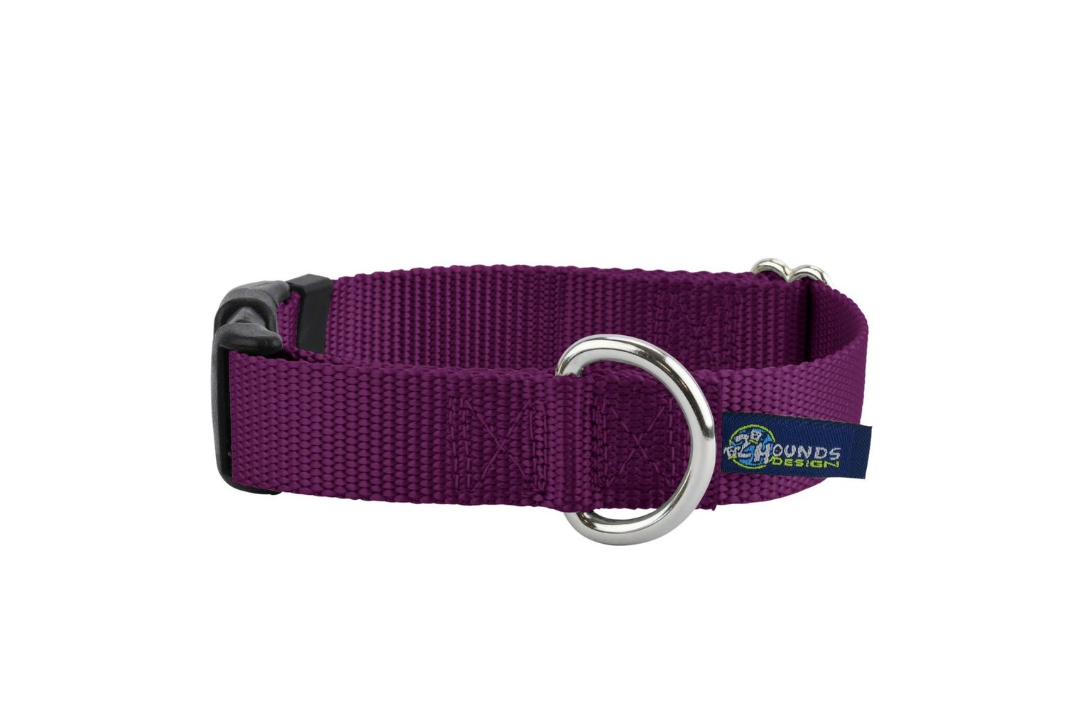 Buckle Collar: Burgundy, 1&quot; L