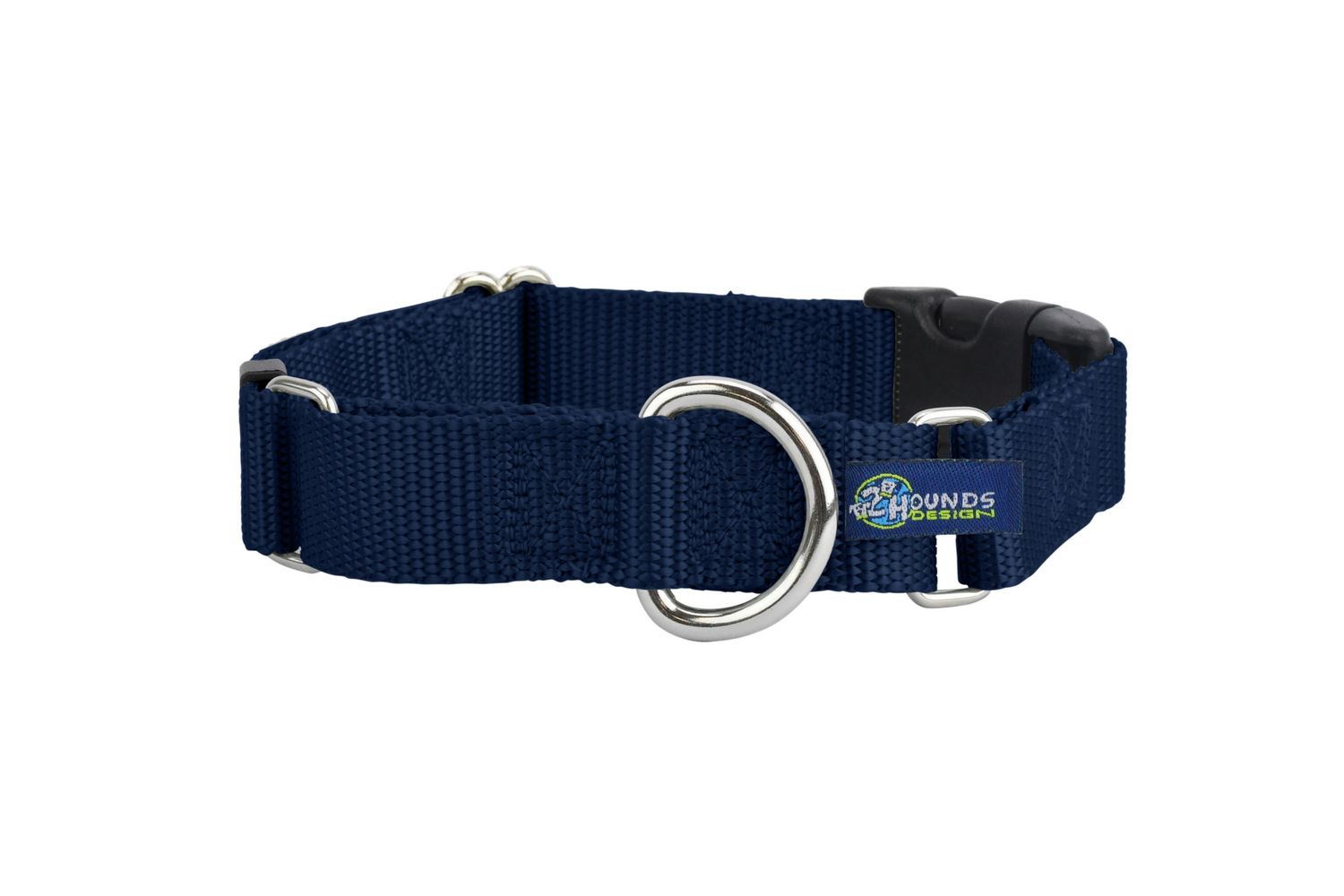 Martingale w/ buckle: Navy, 1&quot; M