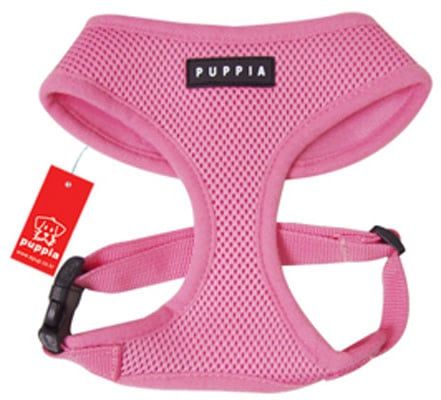Puppia Soft Harness: Pink, XS