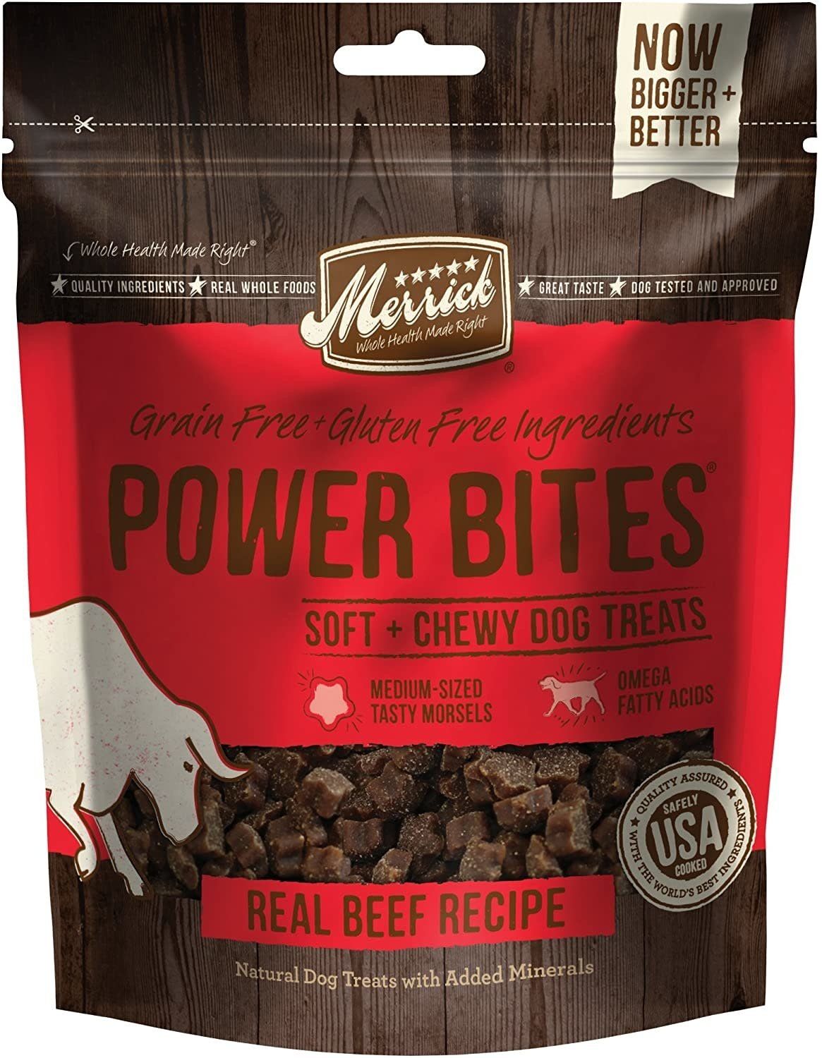 Merrick Power Bites: Texas Beef, 6 oz