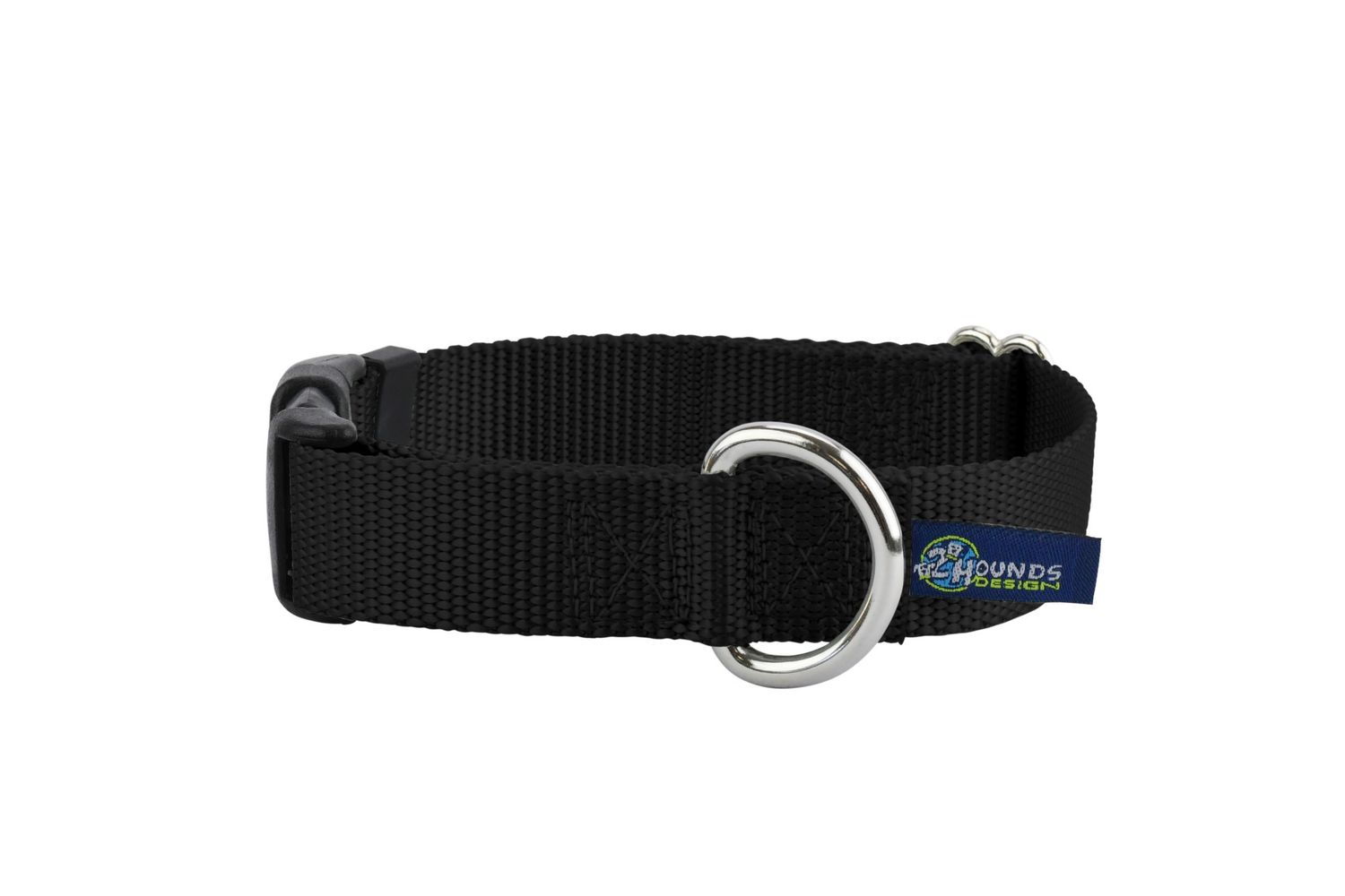 Buckle Collar: Black, 1&quot; M