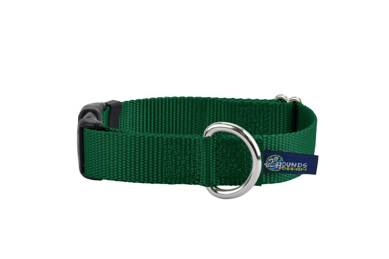 Buckle Collar: Kelly Green, 1&quot; M