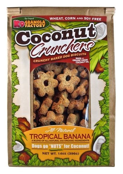 K9 Granola Factory Coconut Crunchers: Tropical Banana, 14 oz