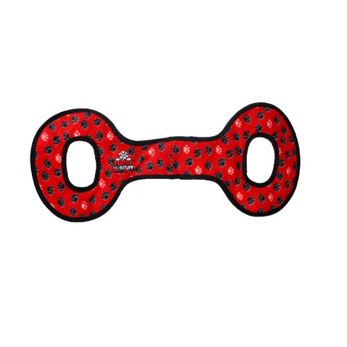 No Stuff Ultimate Tug-O-War: red, paw print
