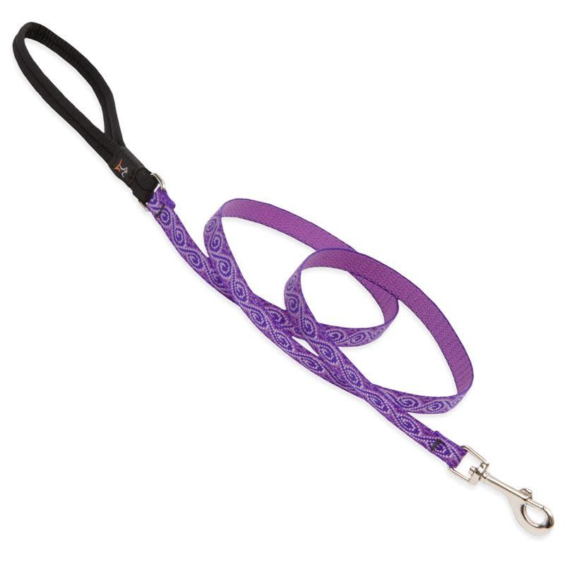 Lupine Jelly Roll Leash: 1 in wide, 6 ft