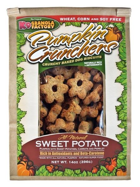 K9 Granola Factory Pumpkin Crunchers: Sweet Potato, 14 oz