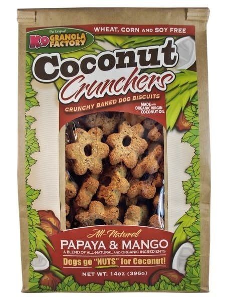 K9 Granola Factory Coconut Crunchers: Papaya &amp; Mango, 14 oz