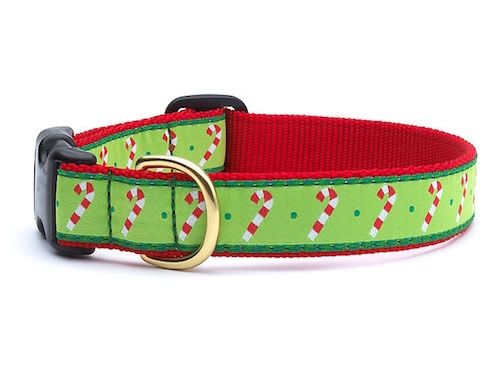 Candy Cane Collar: Wide, L